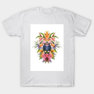 Toucan and flowers T-Shirt